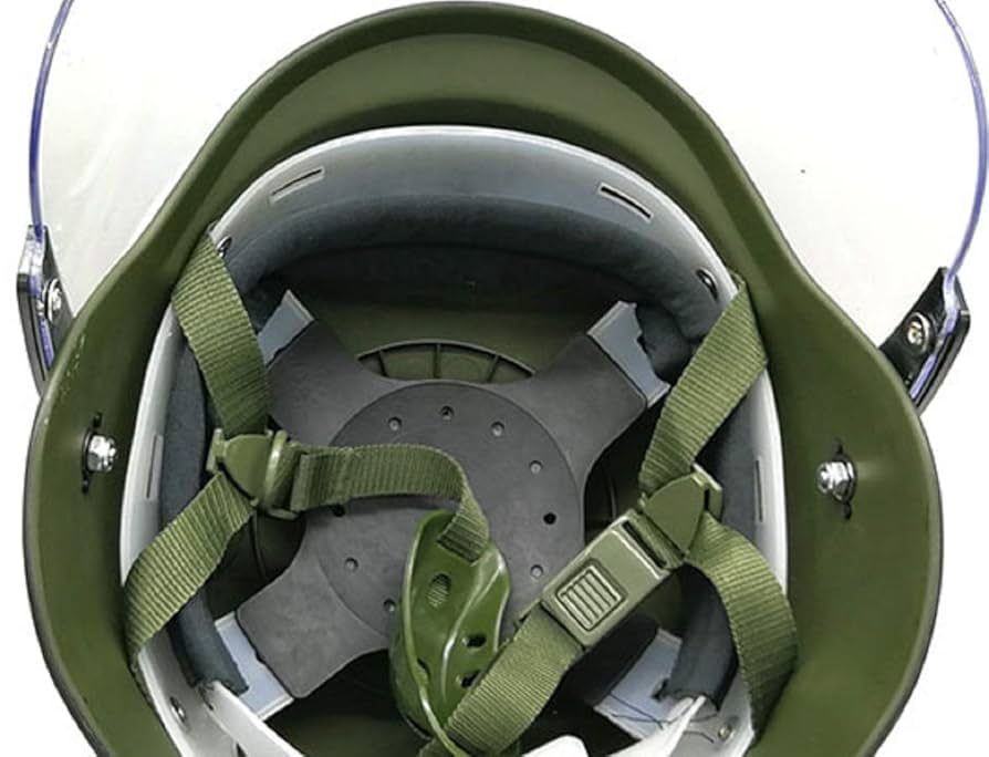 M88ミリタリー ヘルメット　バイザー付き バラクラバとバイザー付きのM88タクティカルヘルメットセット